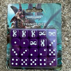 Warhammer 40k Tyranids Dice Set By Games Workshop NEW